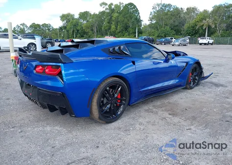 2019 Chevrolet Corvette Stingray z USA, uszkodzony, nr VIN 1G1YB2D71K5122378